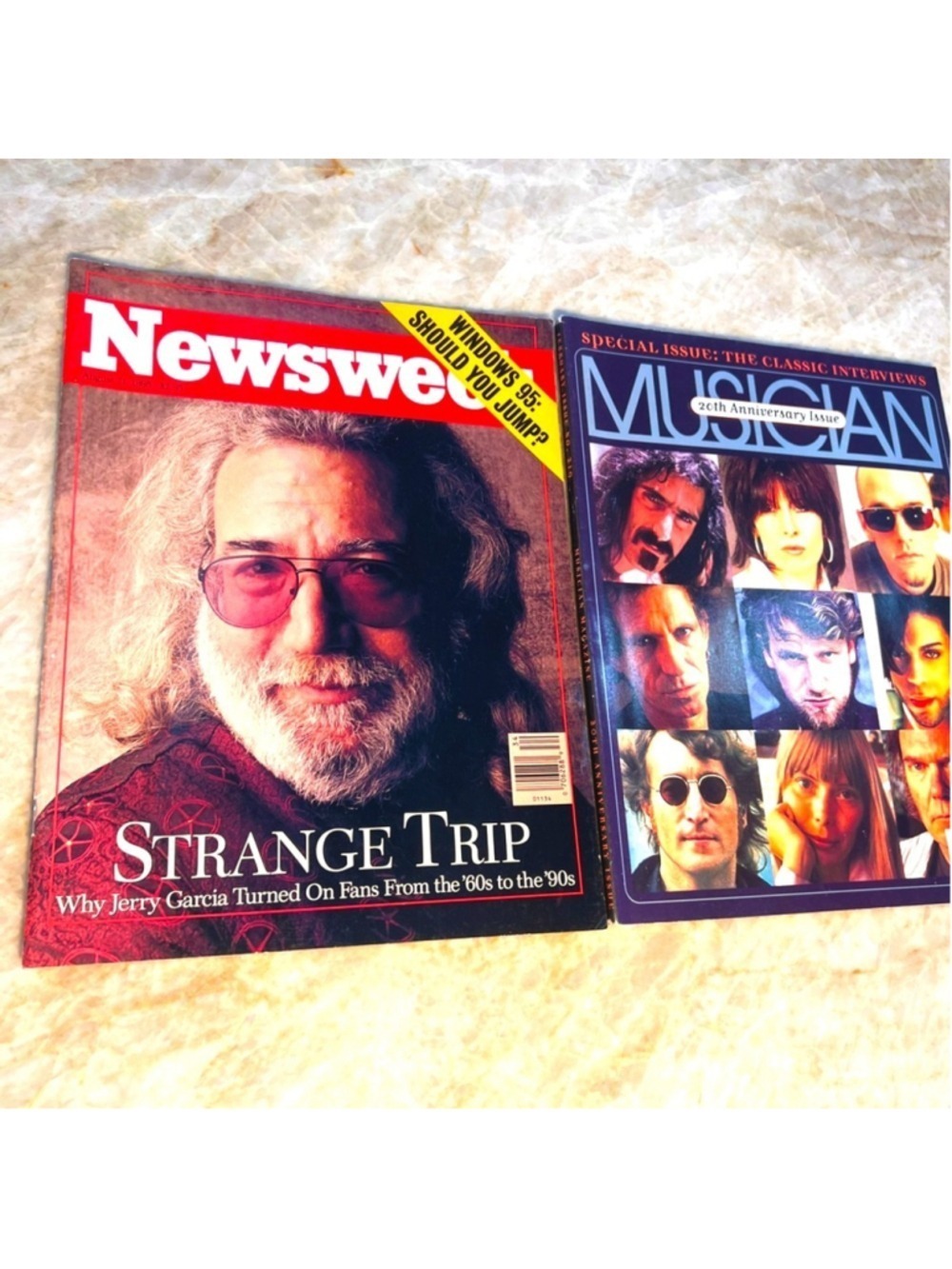 Jerry Garcia death Newsweek. Celebration of music.